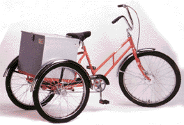 Worksman Adaptable Industrial Tricycle with Cabinet